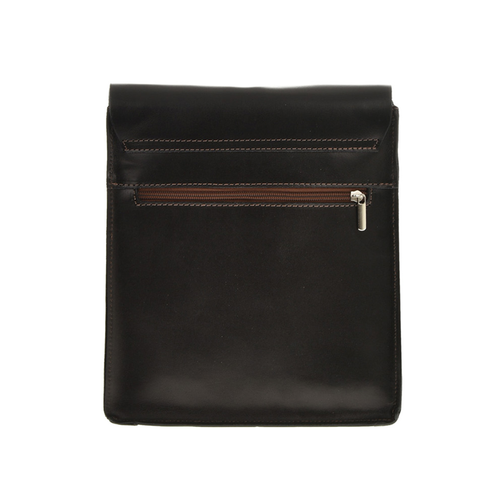 BG_Shoulder_Bag_PR6388Nero_Marrone_front