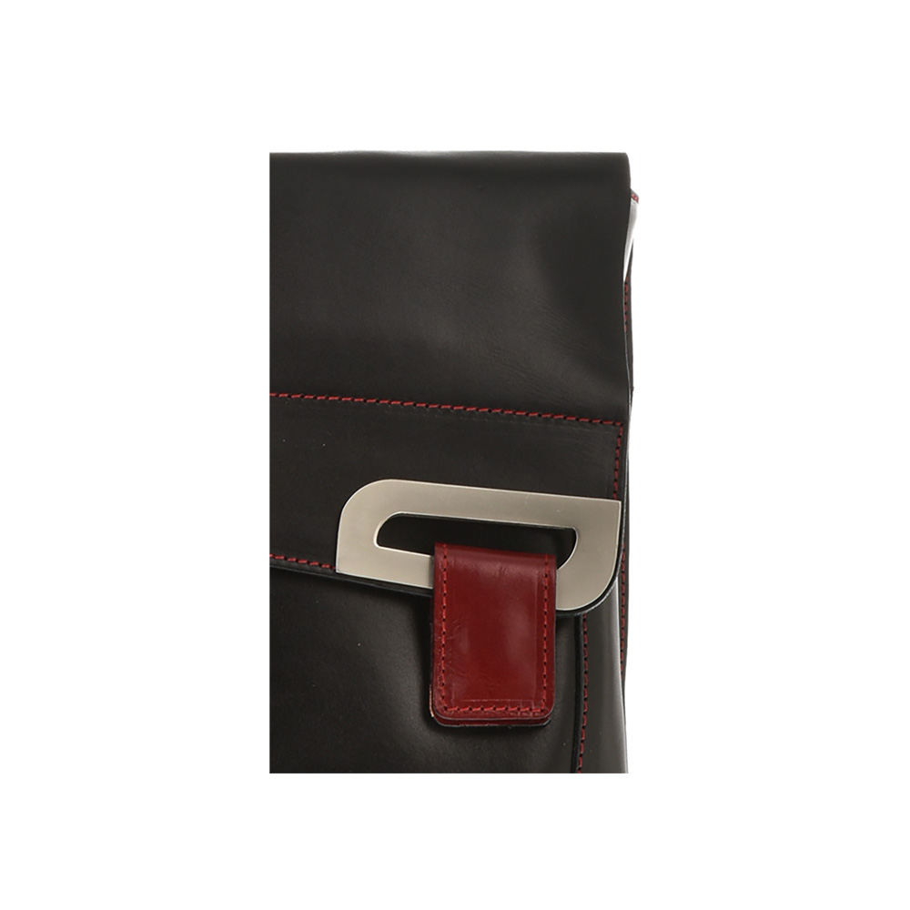 BG_Shoulder_Bag_PR6388Nero_Rosso_front